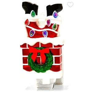 SANTA IN CHIMNEY WALLFLOWERS FRAGRANCE PLUG BY BATH AND BODY WORKS